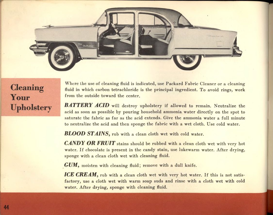 1955 Packard Owners Manual Page 8